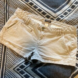 98% Cotton Express Tan Shorts
